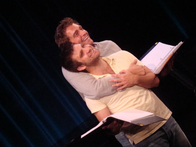 Harris Doran and Colin Hanlon in the reading of The Cousins Grimm at the O’Neill, 2008