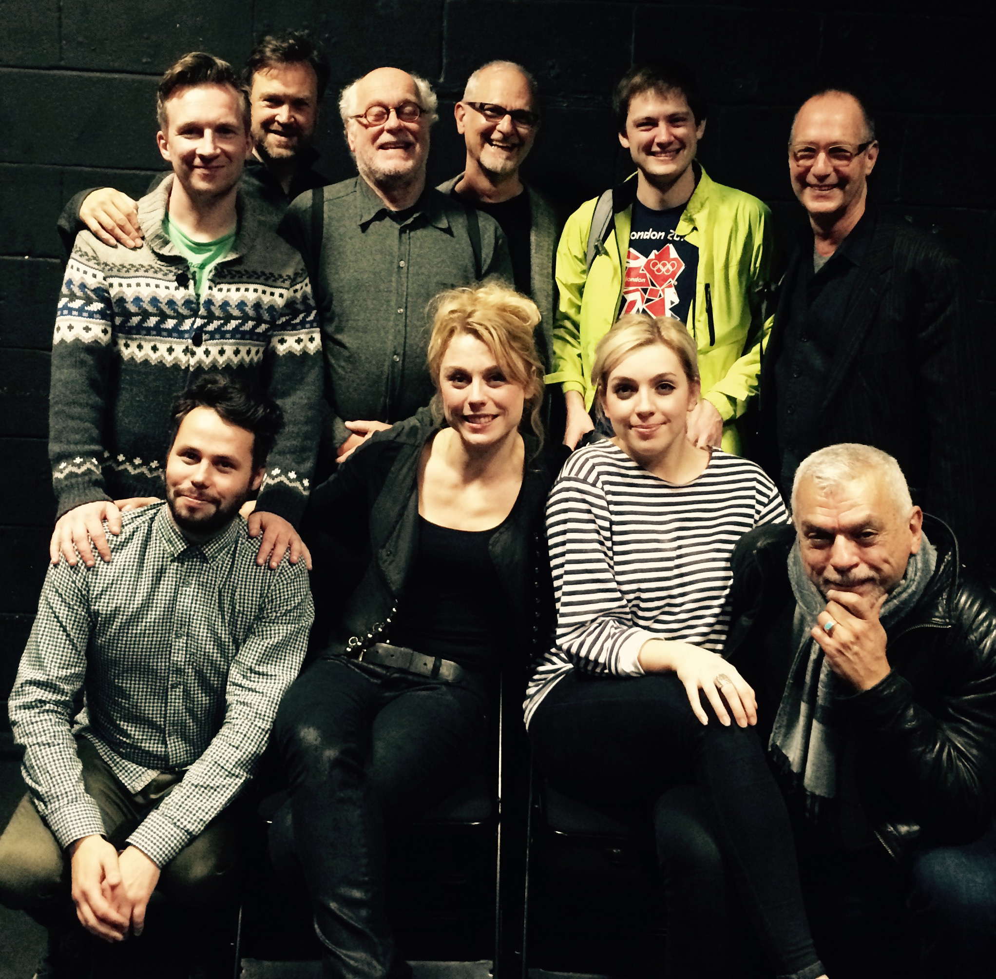 The Cast & Creative Team on stage after our London Showcase, 2015